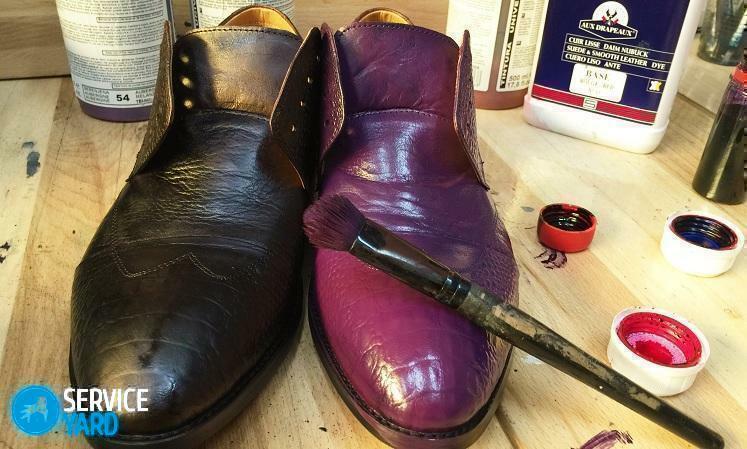 How to paint shoes?
