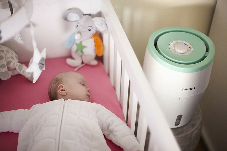 A légtisztítás különösen fontos újszülött csecsemőkkel rendelkező otthonokban.