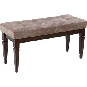Bench Furniture Vasco B 96H dark brown / patina
