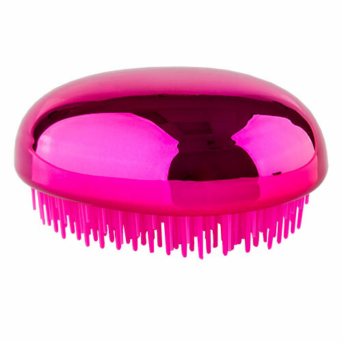 Hair brush LADY PINK DETANGLING BRUSH detangling electro pink