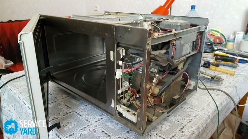Repair of microwave ovens