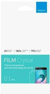 Deppa zaščita zaslona za Samsung Galaxy A5 (2016) TPU, (prozorna) DEP-61411