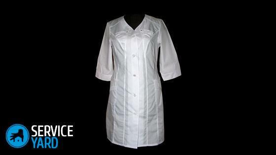 Comment blanchir une robe médicale?