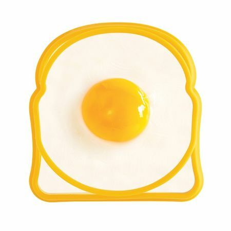 Vorm voor gebakken eieren Toast Mastrad, geel, set van 2, geschenkdoos