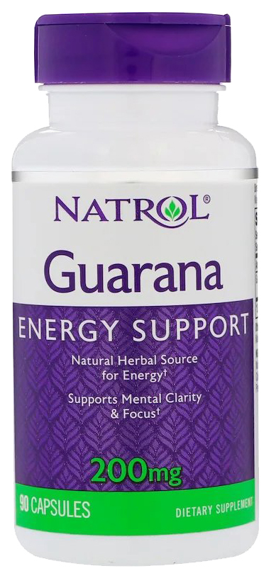 Energetski napitak Natrol Guarana 90 kapsula. guarana