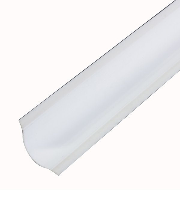 Bordure PVC pour baignoire 25x25x1800mm blanc avec bords doux