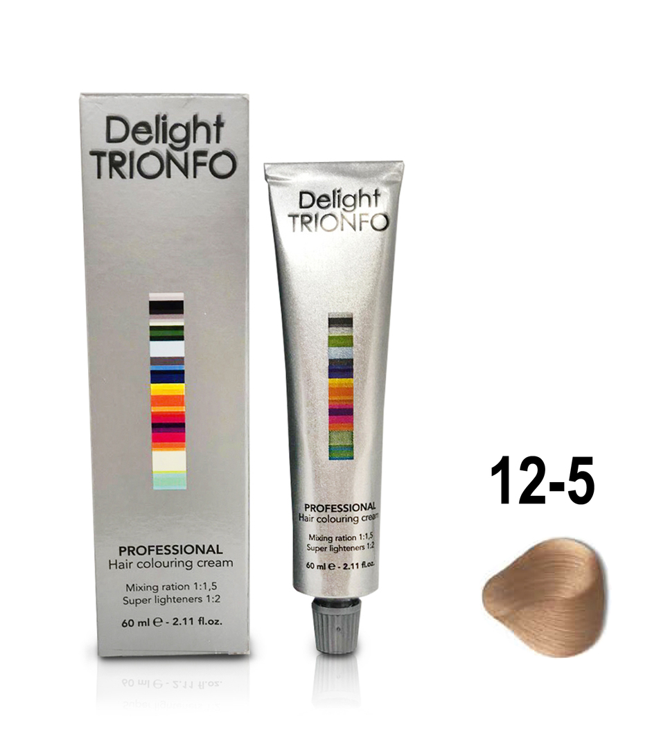 DT 12-5 püsiv juuksevärvi kreem, eriline kuldne blond / Delight TRIONFO 60 ml