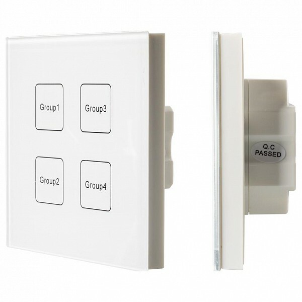 Painel com dimmer touch integrado SR-2400TG-IN Branco (DALI, DIM)