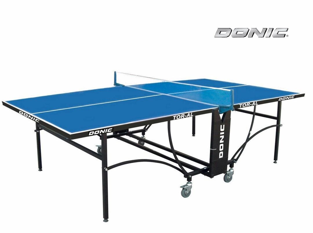 Kaikkien sääolosuhteiden tennispöytä DONIC- AL-OUTDOOR (sininen)