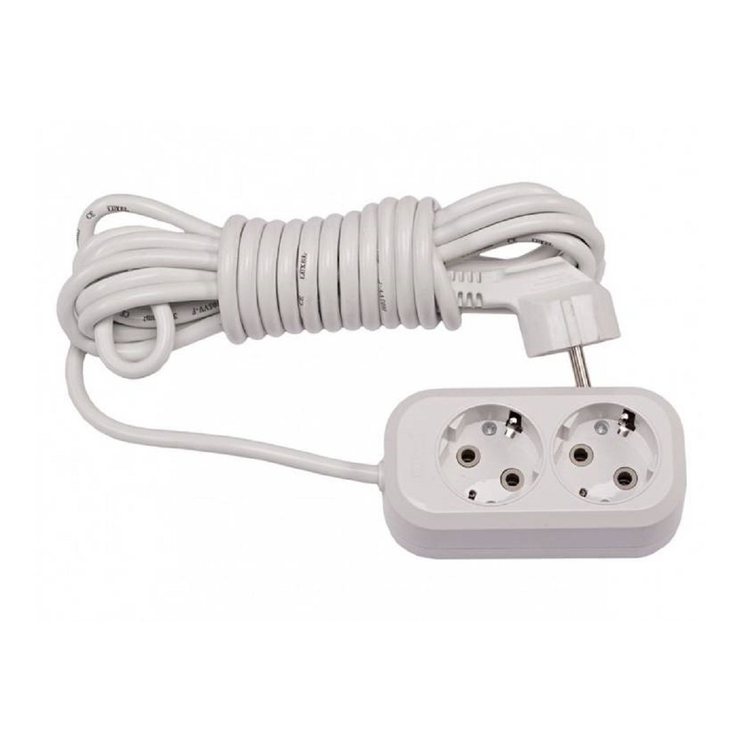 Household extension cord 2g, without switch, s / z, 1.5m Duwi