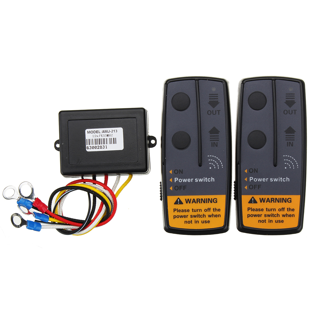 Digital Wireless Winch Remote Control Recovery Kit For Jeep