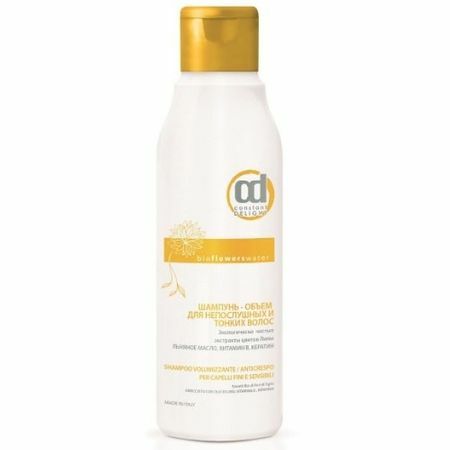 „Constant Delight“ šampūnas „Bio Flowers Water Volume“ šampūnas ploniems plaukams, 250 ml