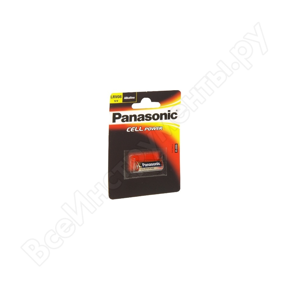 Alkaliskt batteri A23 LRV08 12V BL / 1 Panasonic 5019068592568