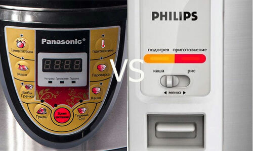Kura multivarka ir labāka - Panasonic vai Philips