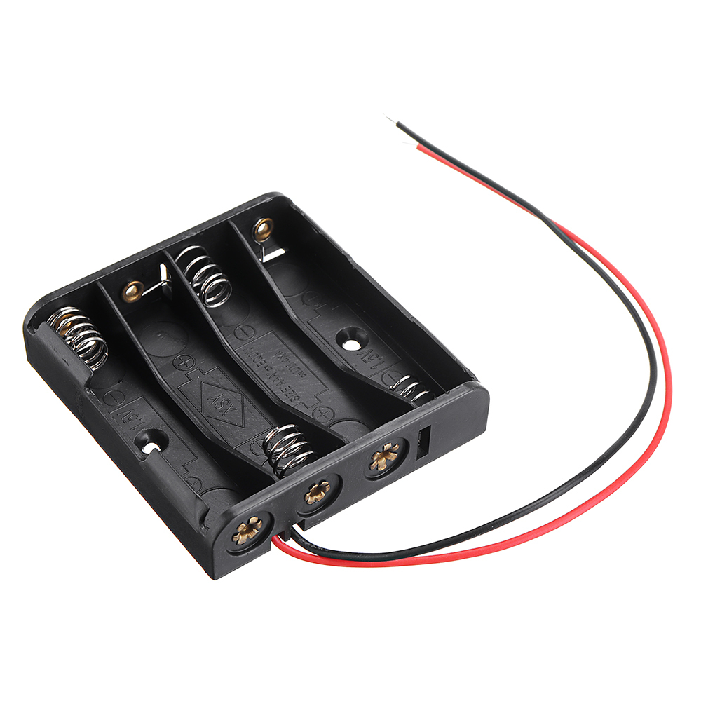 AAA Slot Battery Box Batterieplatinenhalter für 4 x AAA Batterien DIY Kit Case