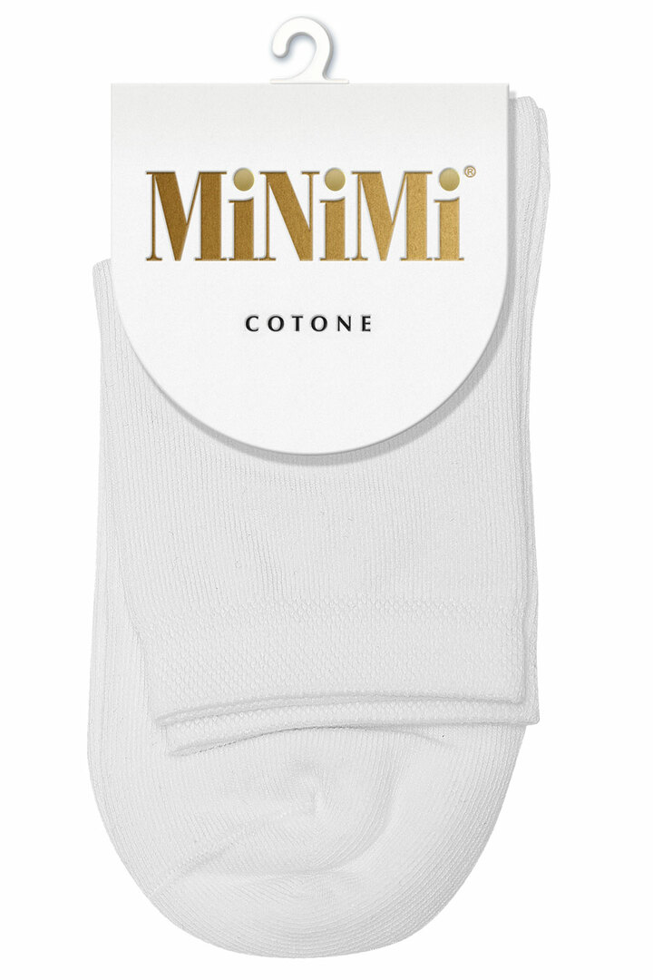 Women's socks MiNiMi MINI COTONE 12025-38 white 35-38