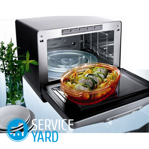 Microwave oven with grill and convection