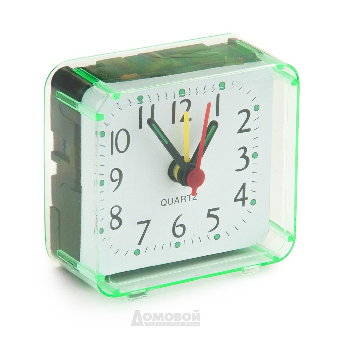 Mini alarm clock, 6x5.5 cm