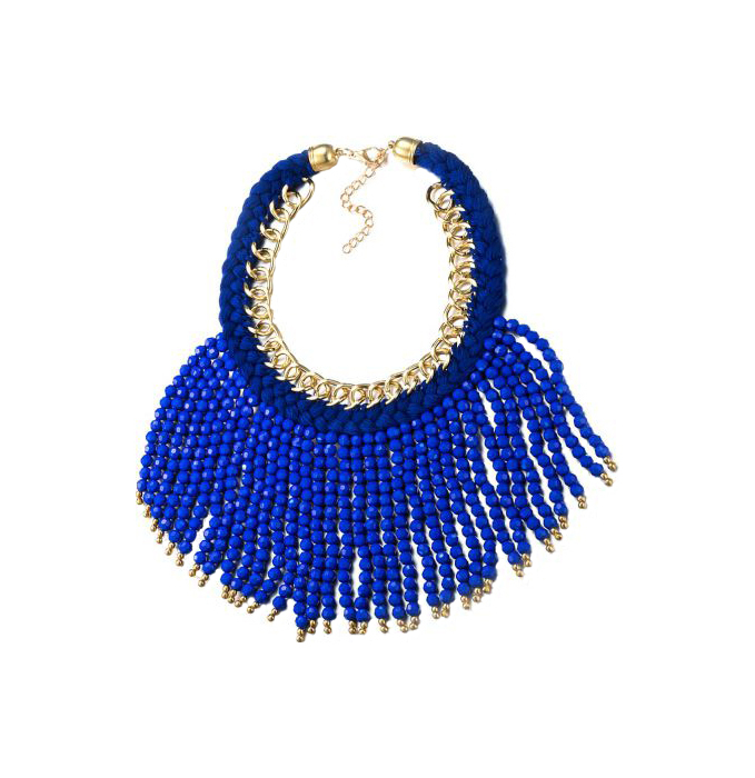 Necklace and beads jewelry Bradex Boho blue