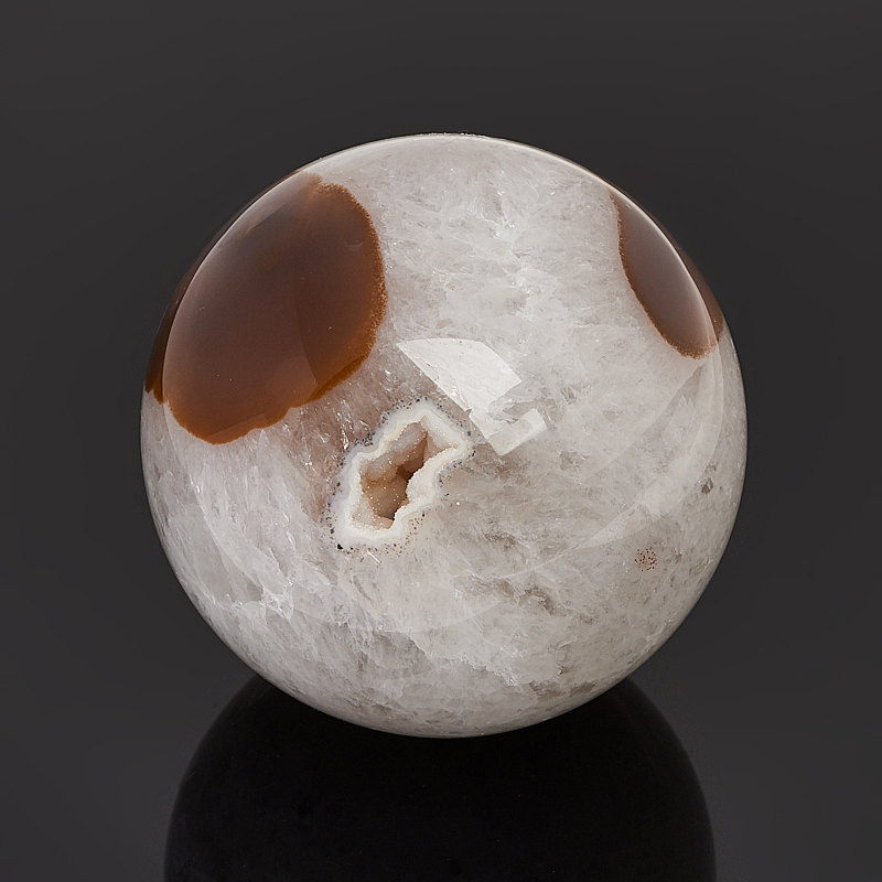 Géode boule quartz 7,5 cm