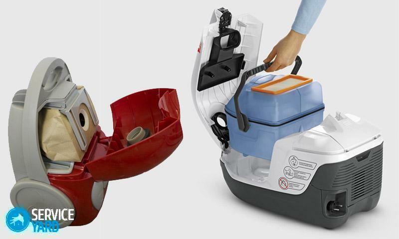 Kāda veida putekļu sūcējs ir labāks - ar maisu vai ar trauku?