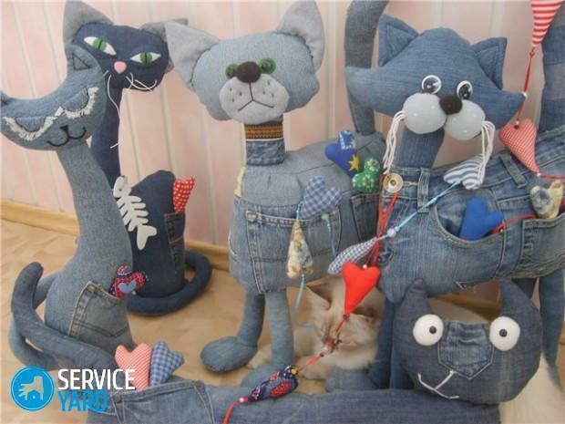 Toys from jeans with own hands - patterns