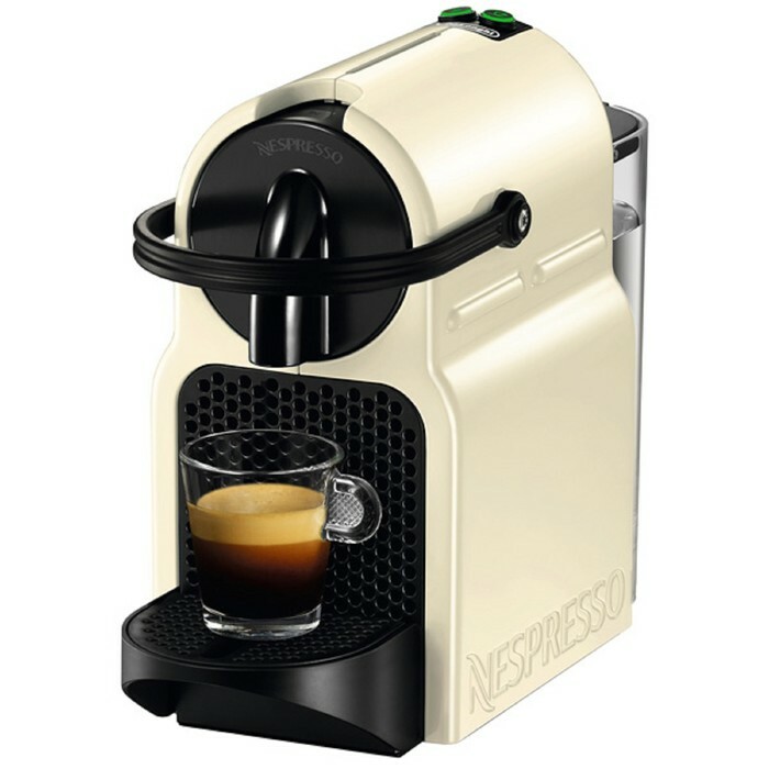Coffee maker Delonghi EN 80 CW, capsule, 1260 W, 0.7 L, black and beige
