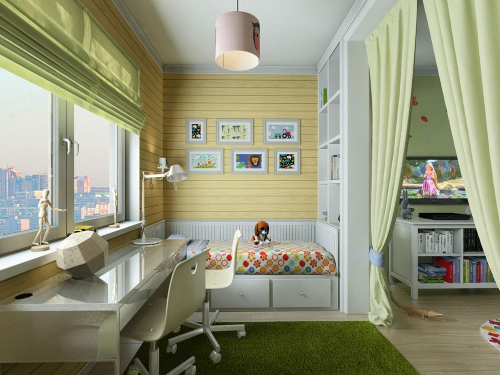 Kombination af en balkon med et værelse: principper for kombination af værelser, designfotos