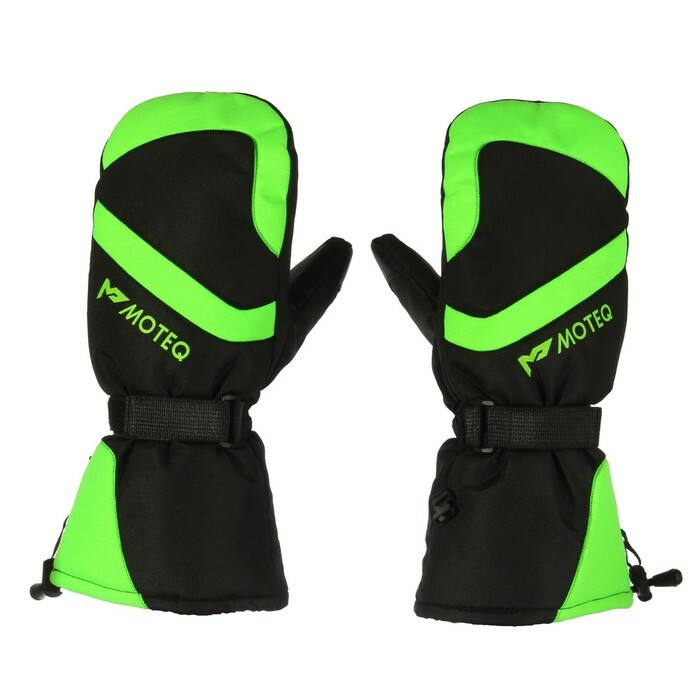 Zimske rukavice BOBER crne, zelene, XL