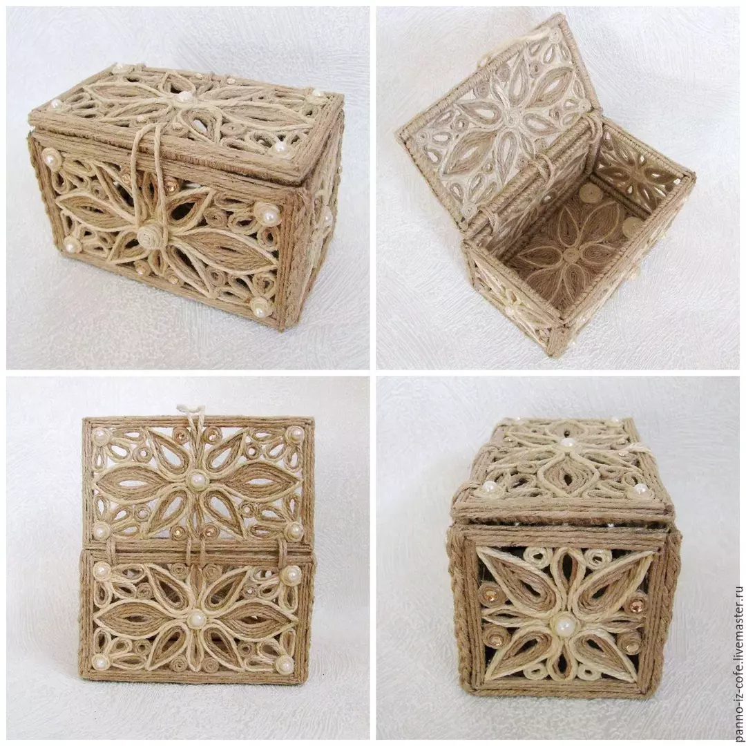 DIY nápady na design jutových krabic