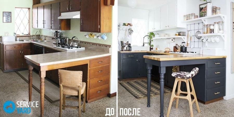 Restaurierung der Küchengarnitur