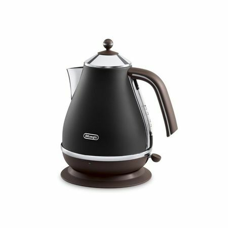 Electric kettle DELONGHI KBOV 2001.BK, 2000W, black and brown