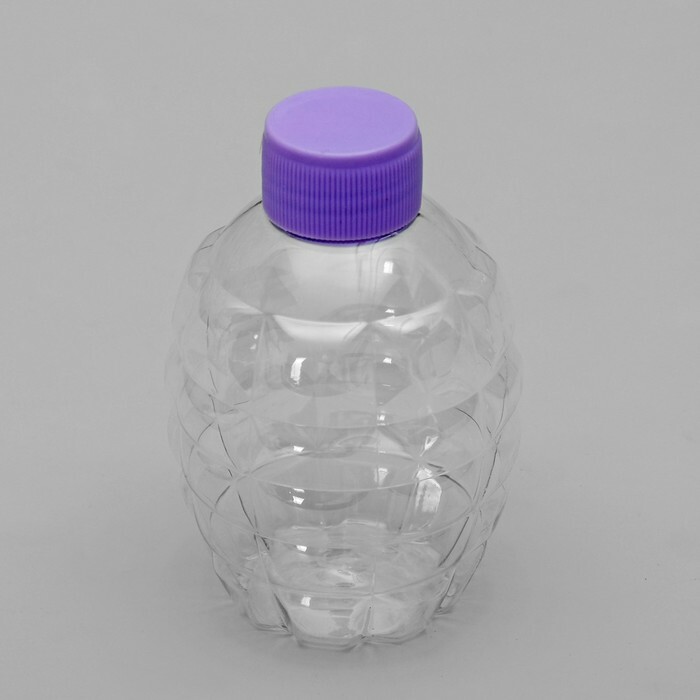 Flaske d / oppbevaring 150ml 9 * 5 * 5cm Granateple transparent deksel MIX