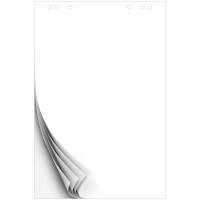 Blocco note OfficeSpace con lavagna a fogli mobili, 67,5x98 cm, 10 fogli, bianco