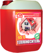 Heat carrier Comfort House -65 ethylene glycol 10 kg (red)