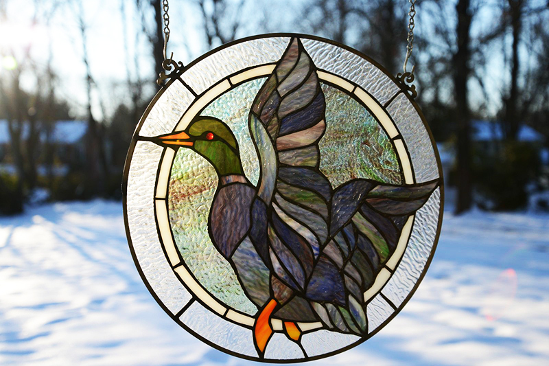 How to make a stained glass window on ordinary glass: design options and techniques