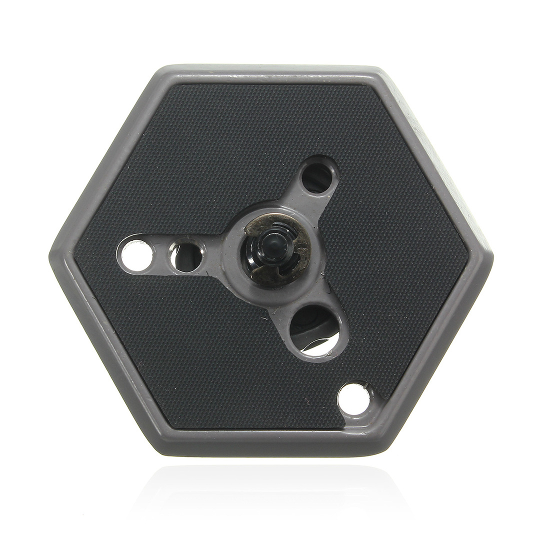 Hex Socket Quick Release Plate with 1/4 Inch Bolt For Manfrotto