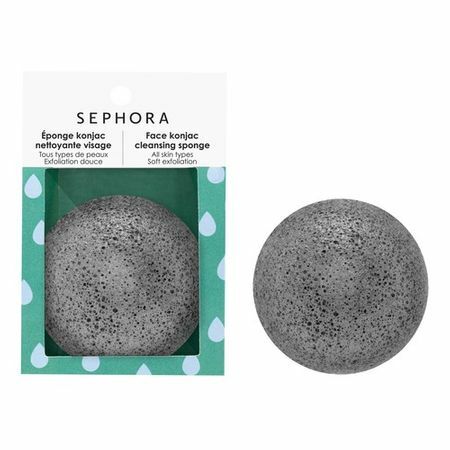 SEPHORA COLLECTION Face Konjac Assorted cleansing sponge black