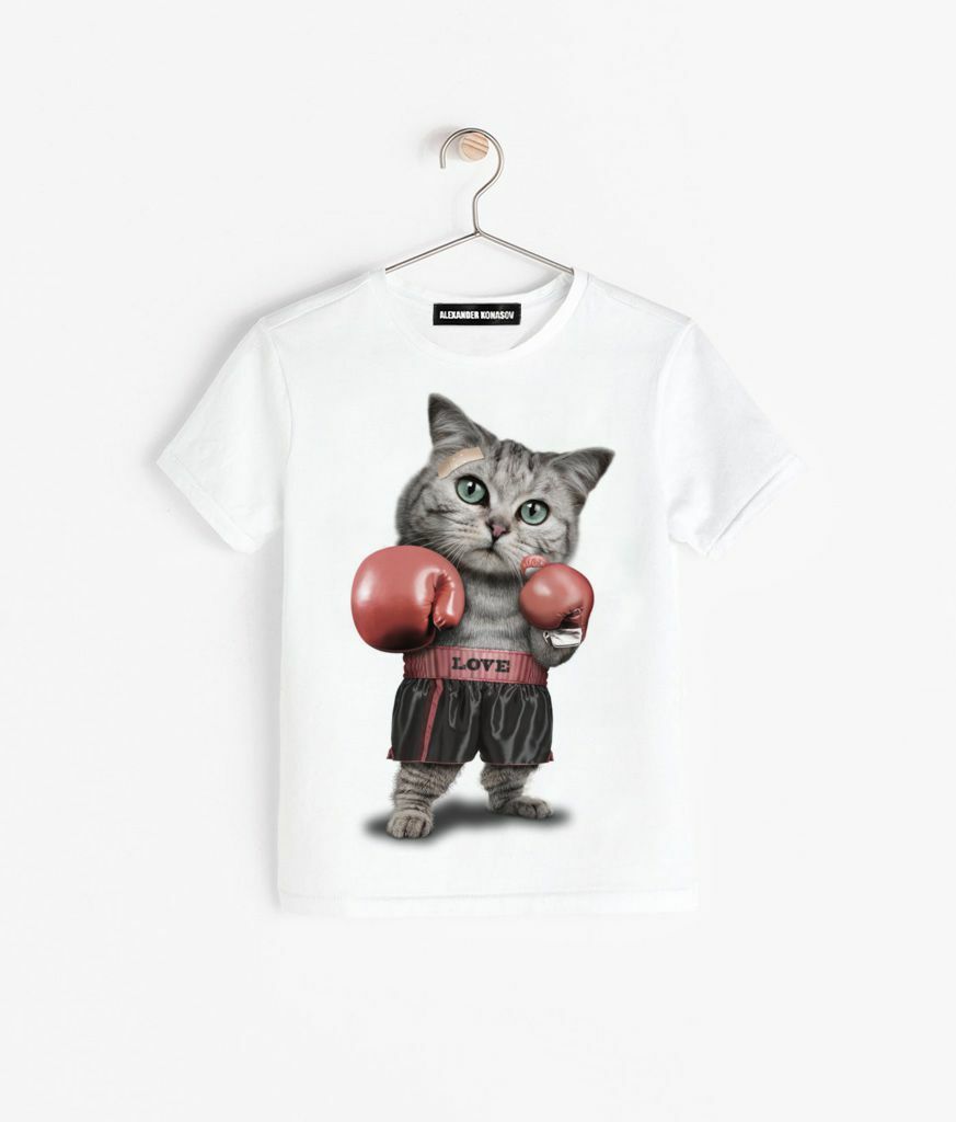 T-shirt Alexander Konasov Boxer moelleux, taille 38