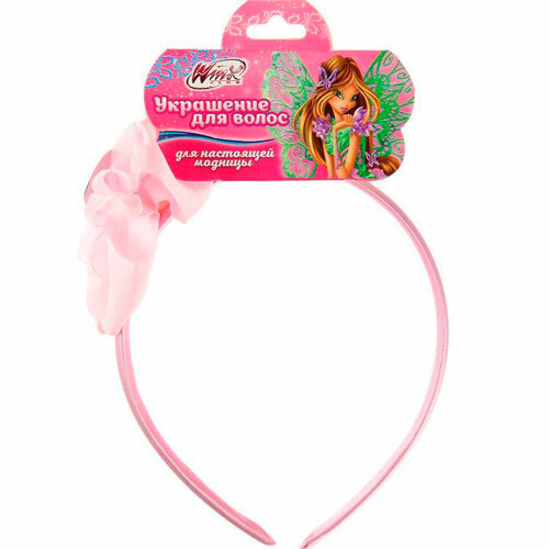 Headband with bow You are the best, Winx fairies: Flora, 11 x 3.5 cm