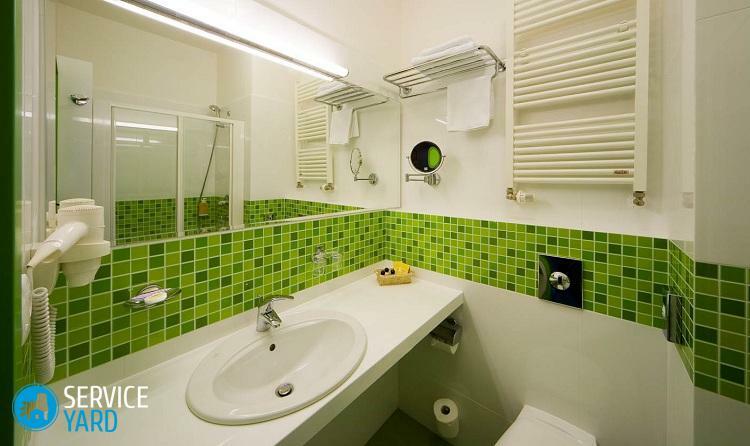 Do que terminar paredes em um banheiro, com exceção de um azulejo?