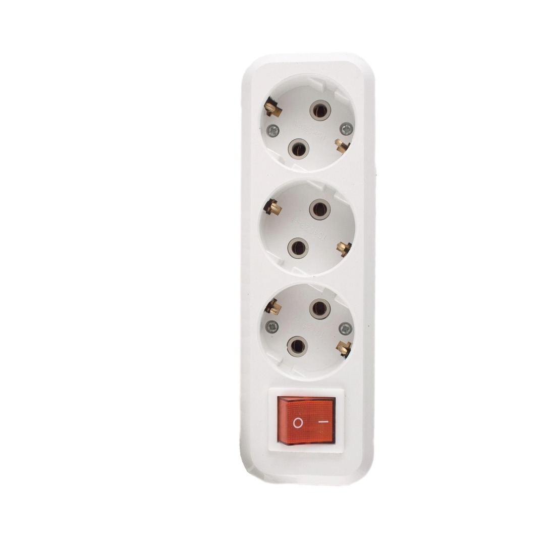 Socket for extension cord with switch 3h c / c 16A, 3600W Duwi Eco