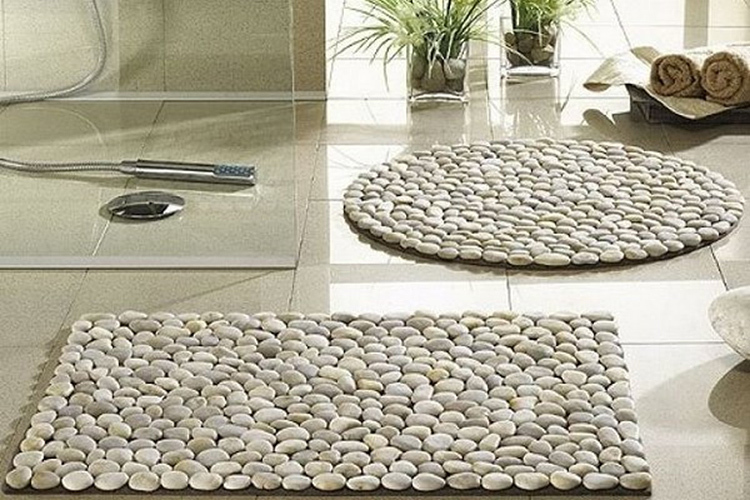🛁 Bath mat: how to choose, photo in the interior