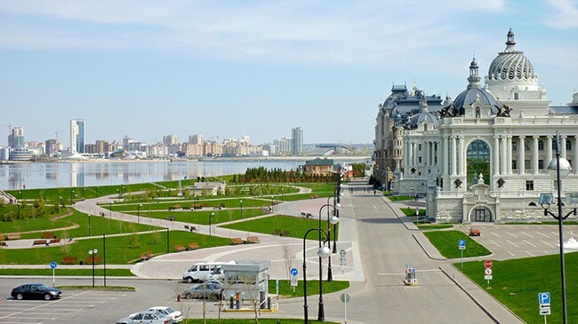 Top 10 der größten Städte in Russland nach Bereich
