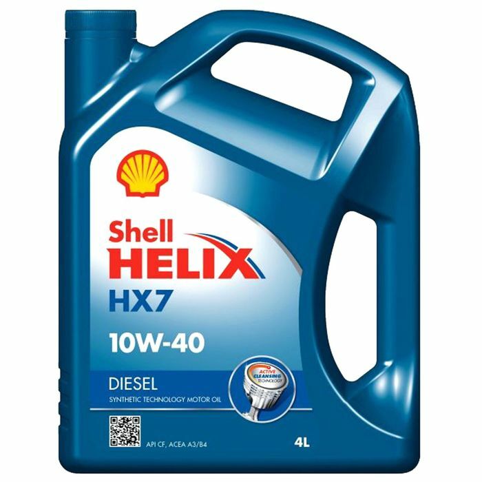 Shell Helix Diesel HX 7 10W-40 engine oil, 4 l