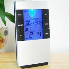 Vremenska postaja s funkcijo koledarja alarmnega higrometra termografa
