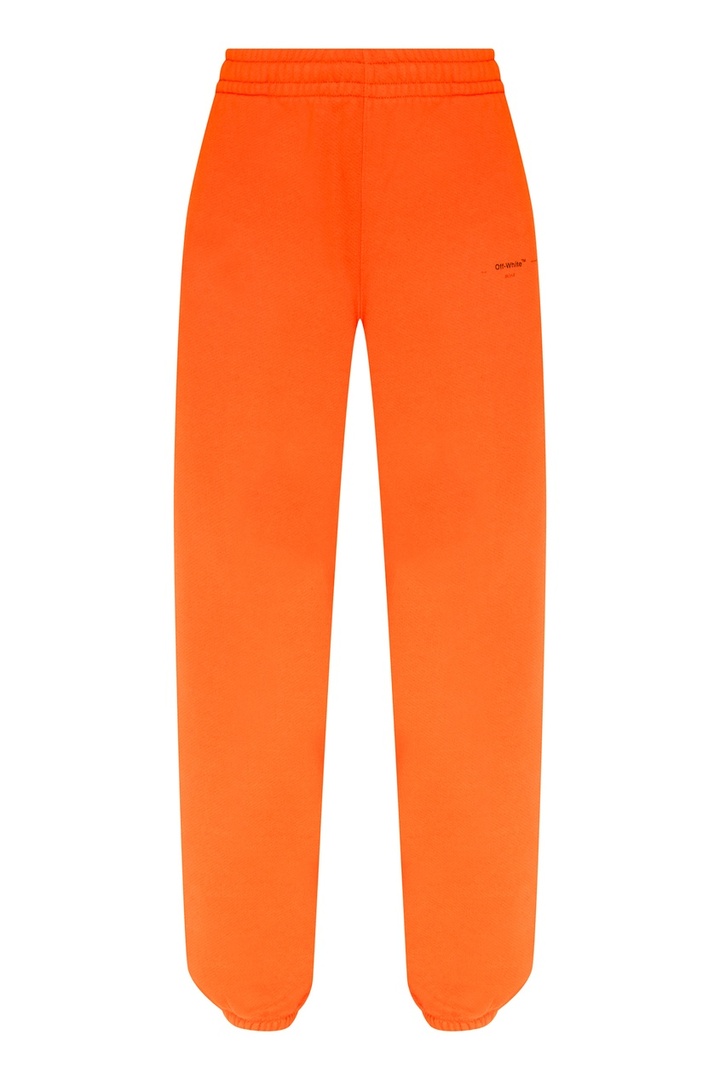 Orangefarbene Jogginghose