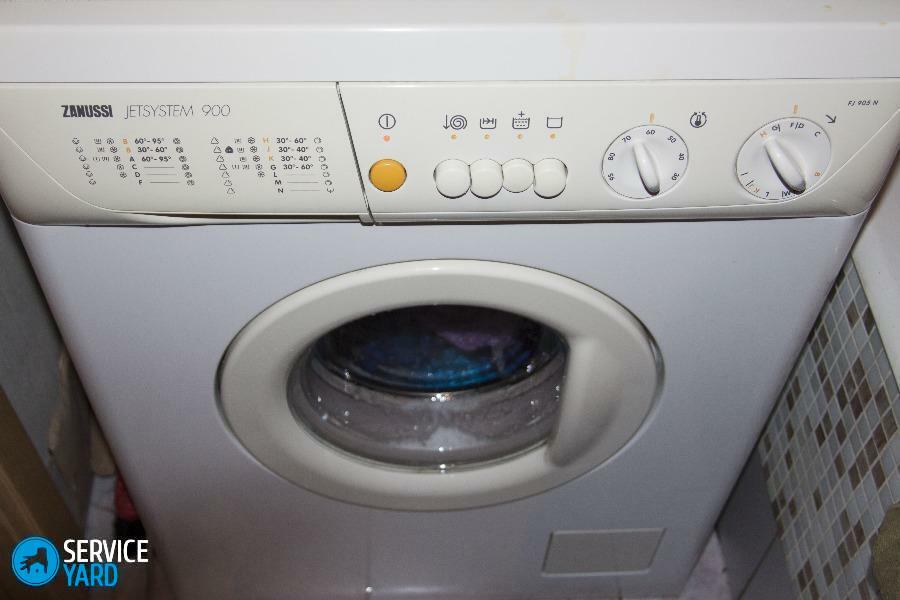 Máquina de lavar roupa Zanussi - avarias e sua eliminação