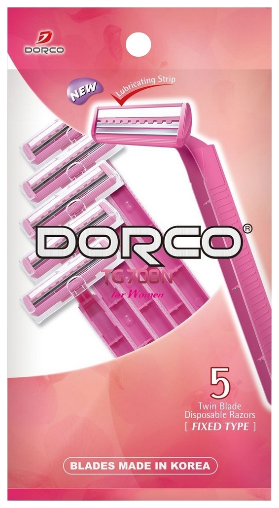 Tıraş makinesi Dorco TG708N Twin Blade 5 Tek Kullanımlık Jilet