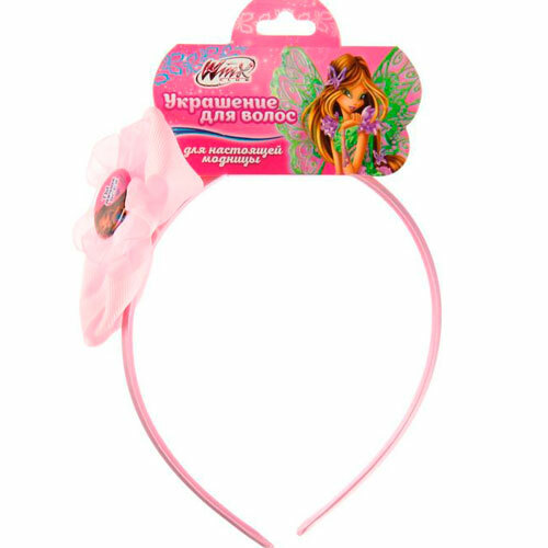 Headband with bow You are the best, Winx fairies: Flora, 11 x 3.5 cm